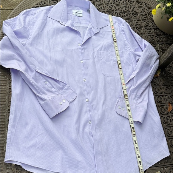 Calvin Klein Men’s Reg fit Dress Shirt 55% cotton 45% polyester 16.5 32/33 L - Picture 1 of 3
